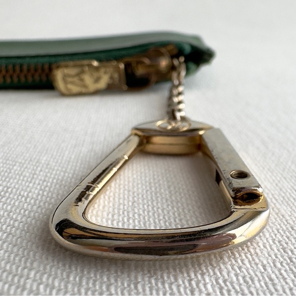 ✨LOUIS VUITTON Vintage Epi Leather Cles Coin Purse Pouch Key Holder Borneo Green - Picture 11 of 13